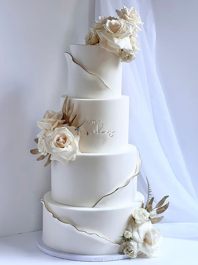 عکس کیک عروس و داماد