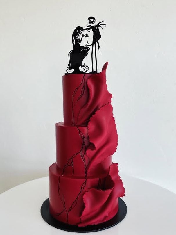 عکس کیک عروس و داماد