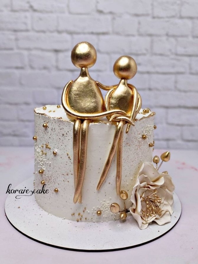 عکس کیک عروس و داماد